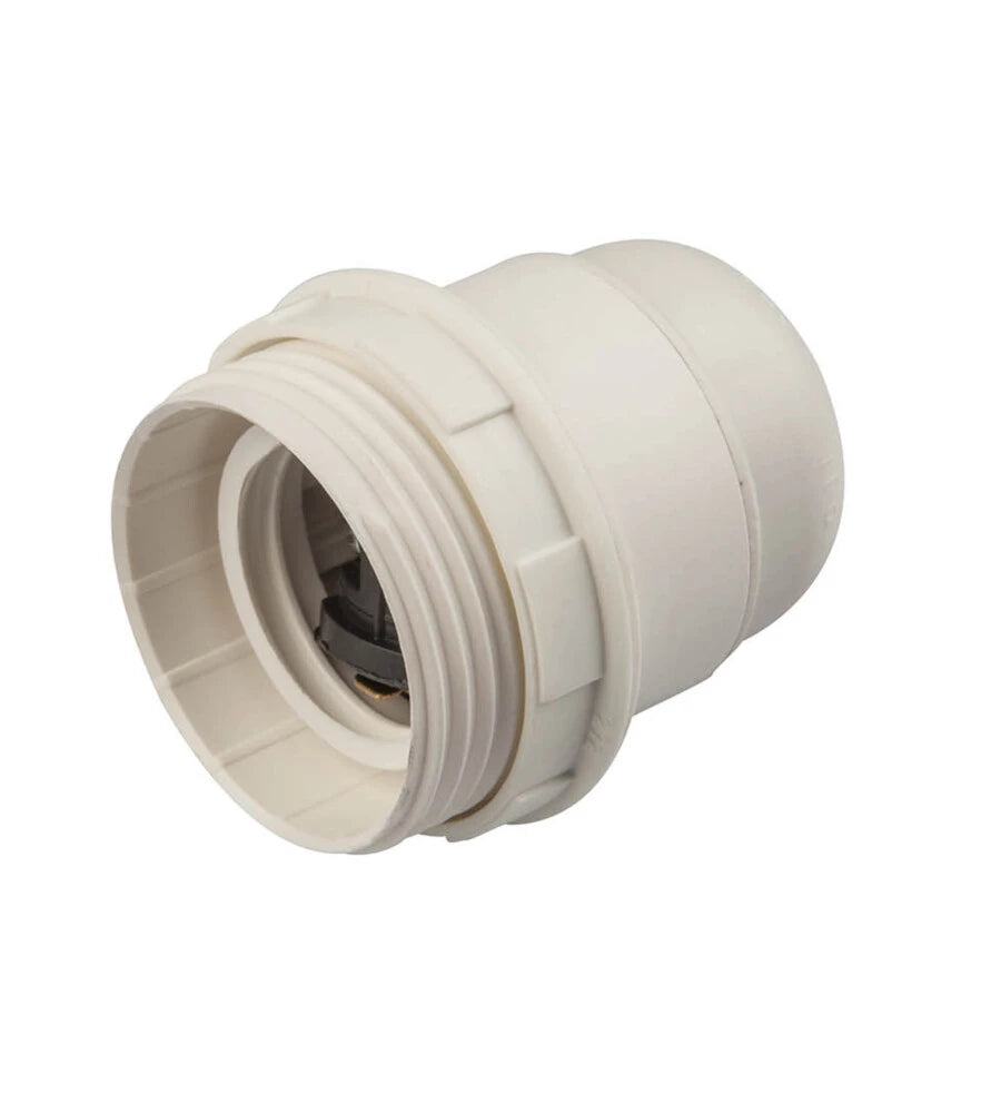 Portalampada E27 Fil. + Ghiera Bianca SF.478 - Polypool Portalampada E27 Fil. + Ghiera Bianca SF.478 - Polypool